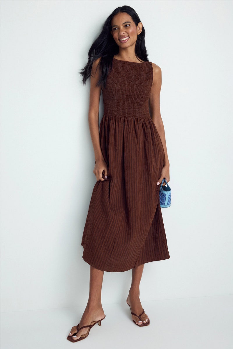 Brown Cosima Nap Dress by Hill House Home - Photo 0