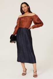 Danielle Off the Shoulder Top by Line + Dot