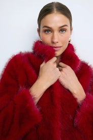 Noah Faux Fur Jacket by L.K. Bennett