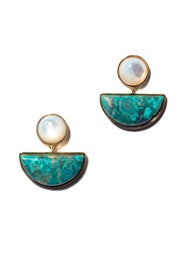 Surf Geometry Earrings by Lizzie Fortunato