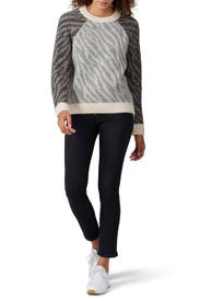 Zebra Print Bella Sweater by Parker