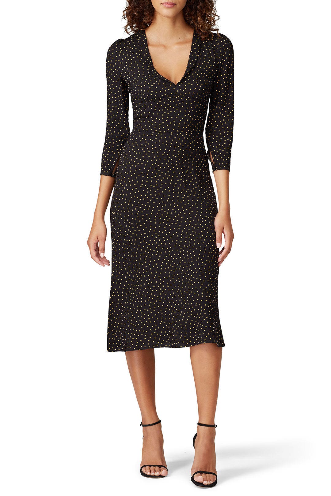 Micro Dot Mabel Dress by Reformation 0