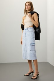 Highland Cargo Midi Skirt by Rails