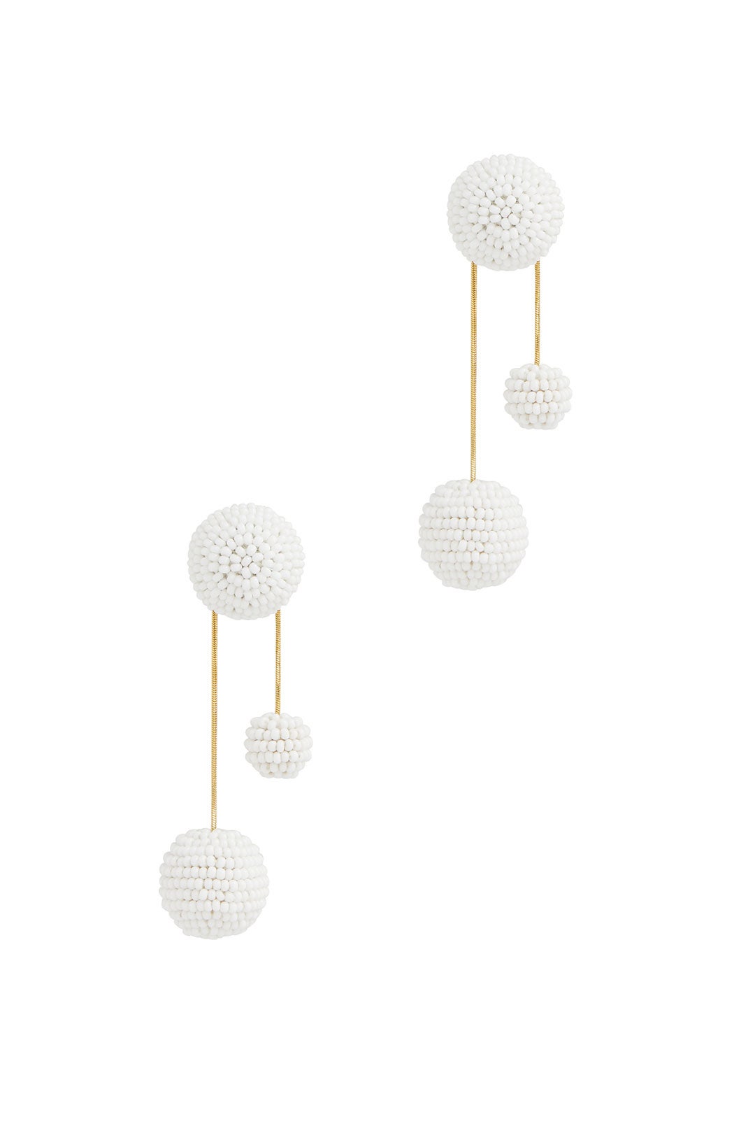 White Thea Earrings by Sachin & Babi Accessories 0