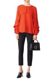 Exotic Cascade Top by Shilla