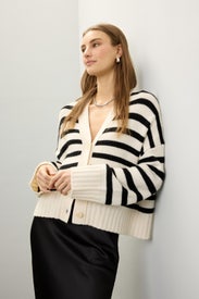Striped Beach Cardigan by Toccin
