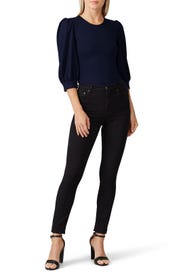 Navy Jilly Top by Amanda Uprichard