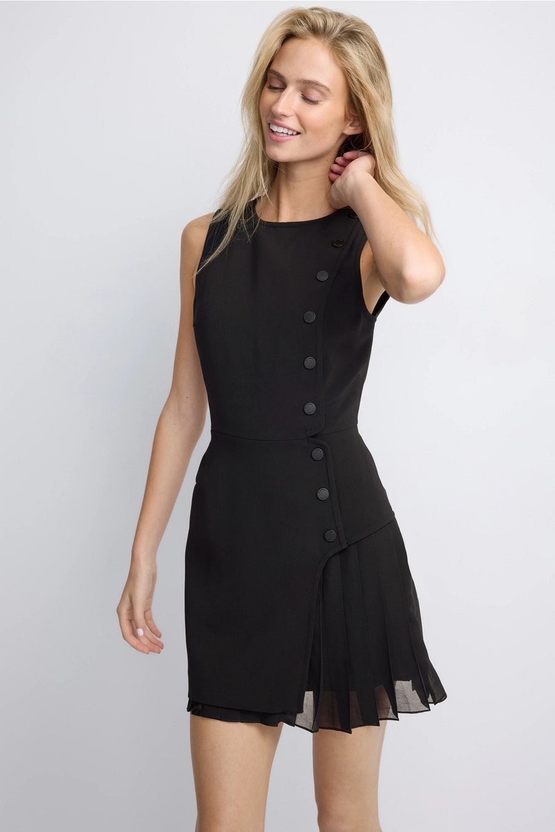 Renata Pleated Mini Dress by Claudie Pierlot - Photo 0