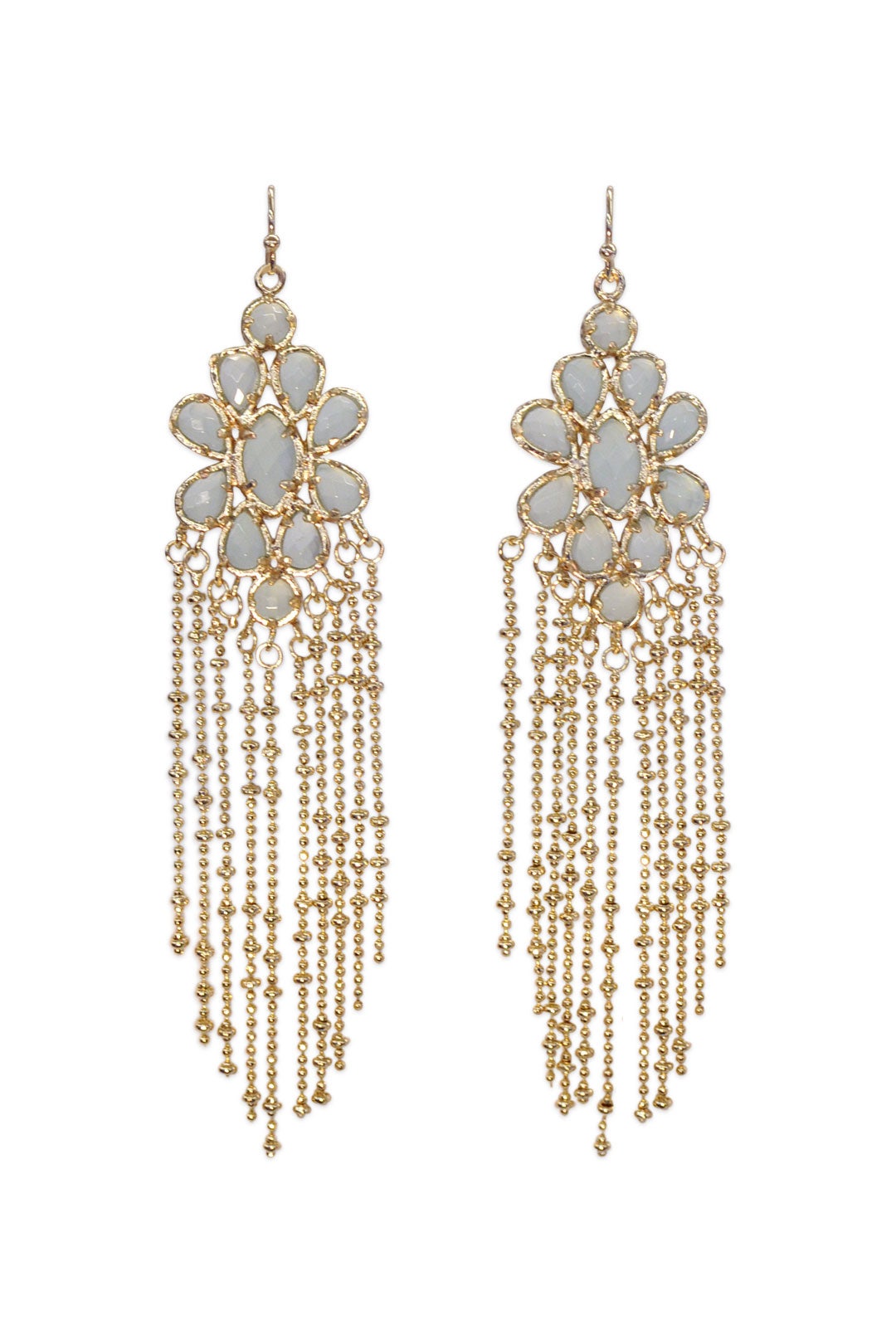Chalcedony Rain Earrings by Kendra Scott