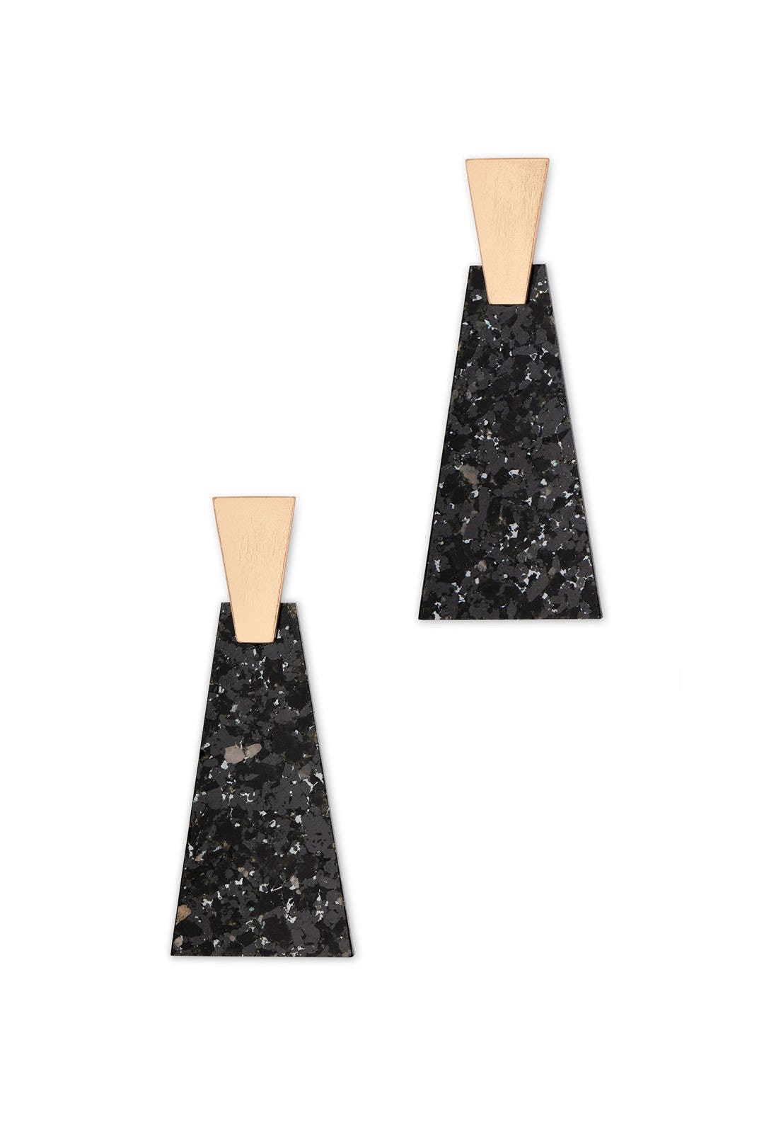 Black Granite Collins Statement Earrings by Kendra Scott 0