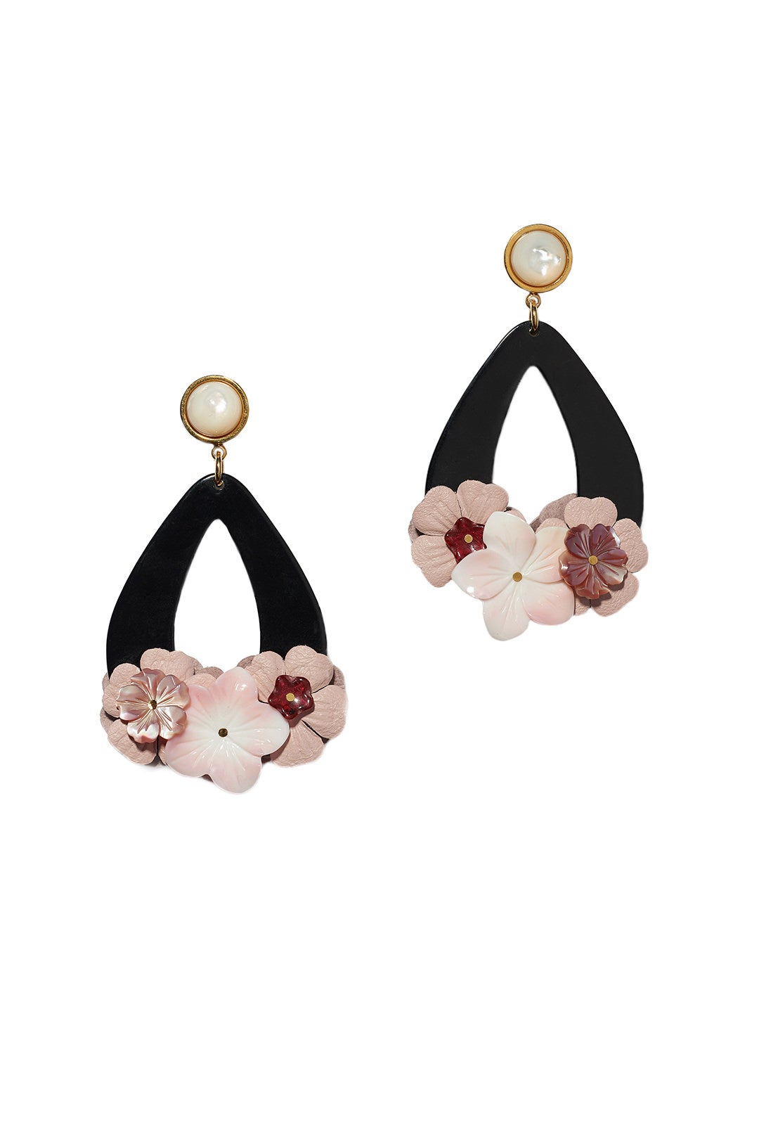 Jasmine Teardrop Earrings by Lizzie Fortunato 1