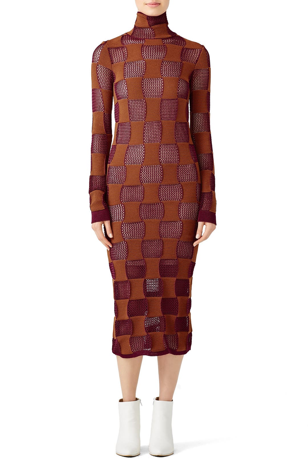 【送料&関税込】Marni Chemisier Dress White poplin mermaid shirt dress with Iris print | Marni