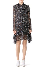 Paisley Neck Tie Dress by See by Chloé