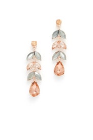 Rose Gold Leaf Drops by Slate & Willow Accessories
