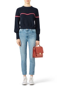 Sculpture Stripe Sweater by The Fifth Label