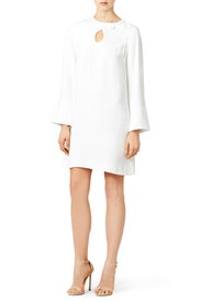 Ivory Cady Mini Dress by DEREK LAM