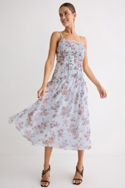 Lace Detail Slip Midi Dress by Jason Wu x RTR