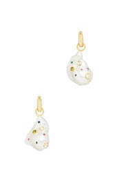 Rainbow Pearl Earrings by Lizzie Fortunato