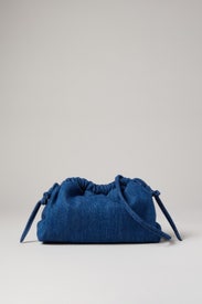 Denim Mini Cloud Clutch by Mansur Gavriel Accessories