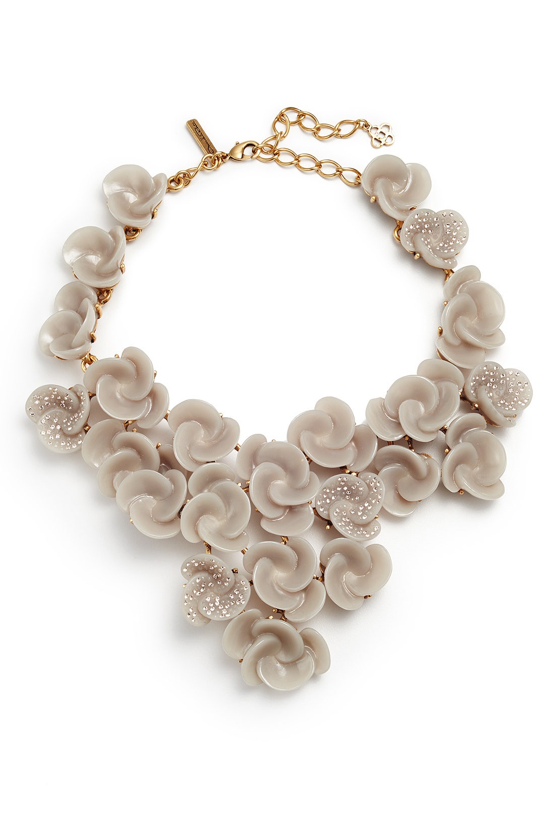 Almond Rosette Necklace by Oscar de la Renta 1