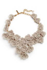 Almond Rosette Necklace by Oscar de la Renta