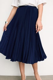 Pleated Midi Skirt by Polo Ralph Lauren