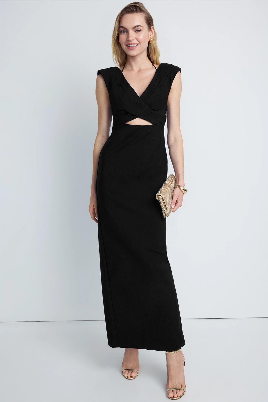 Lani Cross Front Maxi Dress by Shona Joy | Rent the Runway