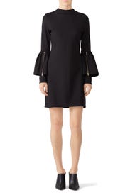 Zip Bell Sleeve Dress by Slate & Willow