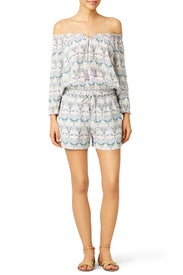 Mosaic Romper by Tory Burch
