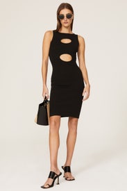 Knit Cutout Bodycon Dress by Victor Glemaud
