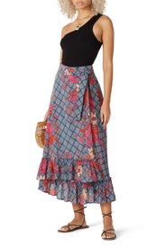Feliz Wrap Skirt by Apiece Apart