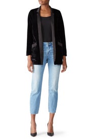 Midnight In Paris Velvet Blazer by BB Dakota