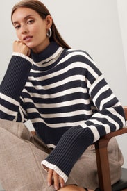 Cropped Sailor Sweater by Denimist