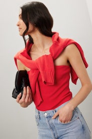 Rib Tube Top by DONNI.
