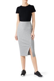 Snap Rib Skirt by 525 America