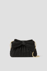 Rochelle Black Mini Bow Clutch by Loeffler Randall