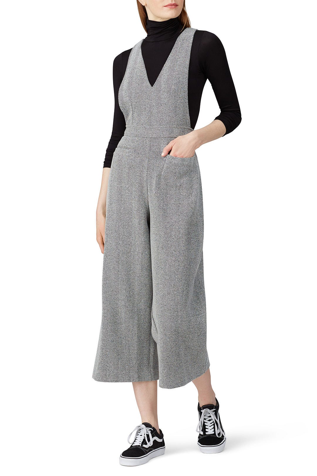 Knit Herringbone Jumpsuit by Madewell 0