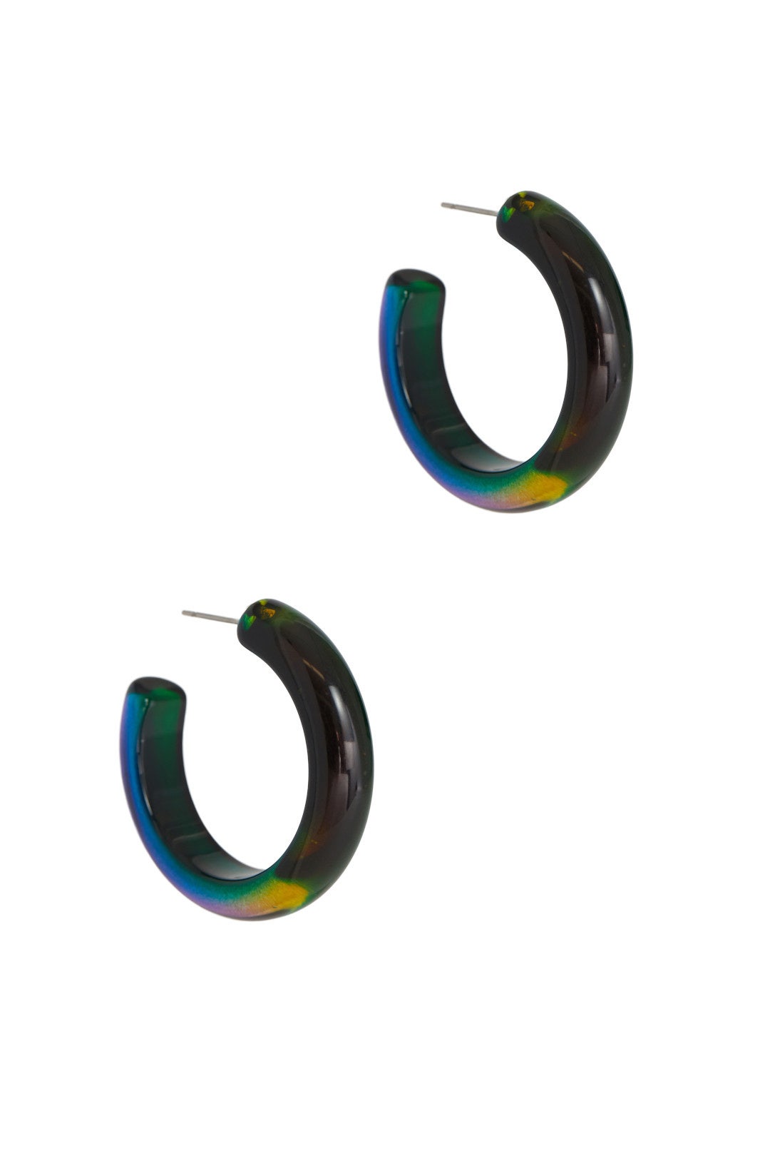 Rainbow Hanes Hoop Earrings by Rachel Comey Accessories