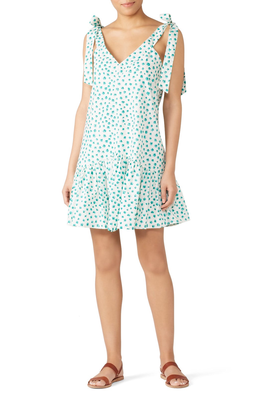 Emerald Daisy Dress by Rebecca Taylor NYC 0