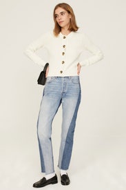 Textural-Knit Cardigan Sweater by Madewell