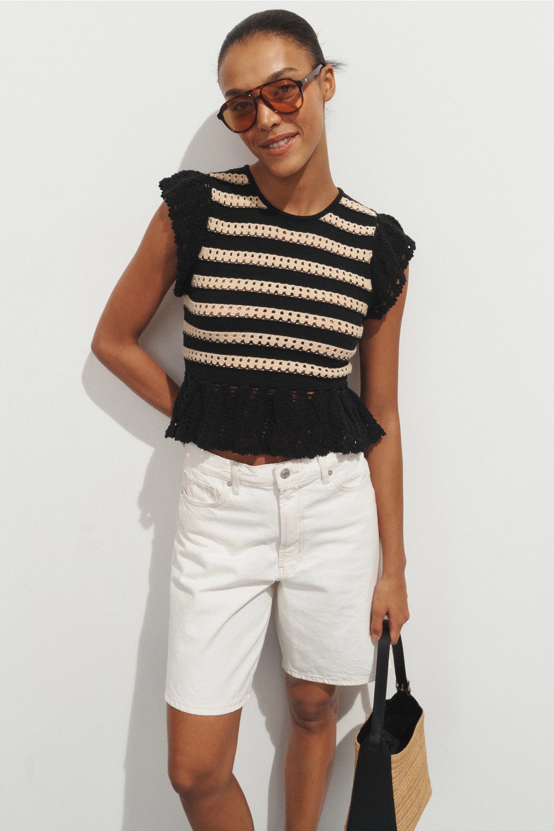 Coen Peplum Top by Rails 0