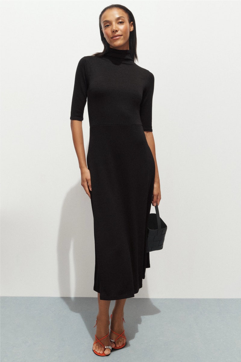 Knit Turtleneck Dress by VINCE. - Photo 0