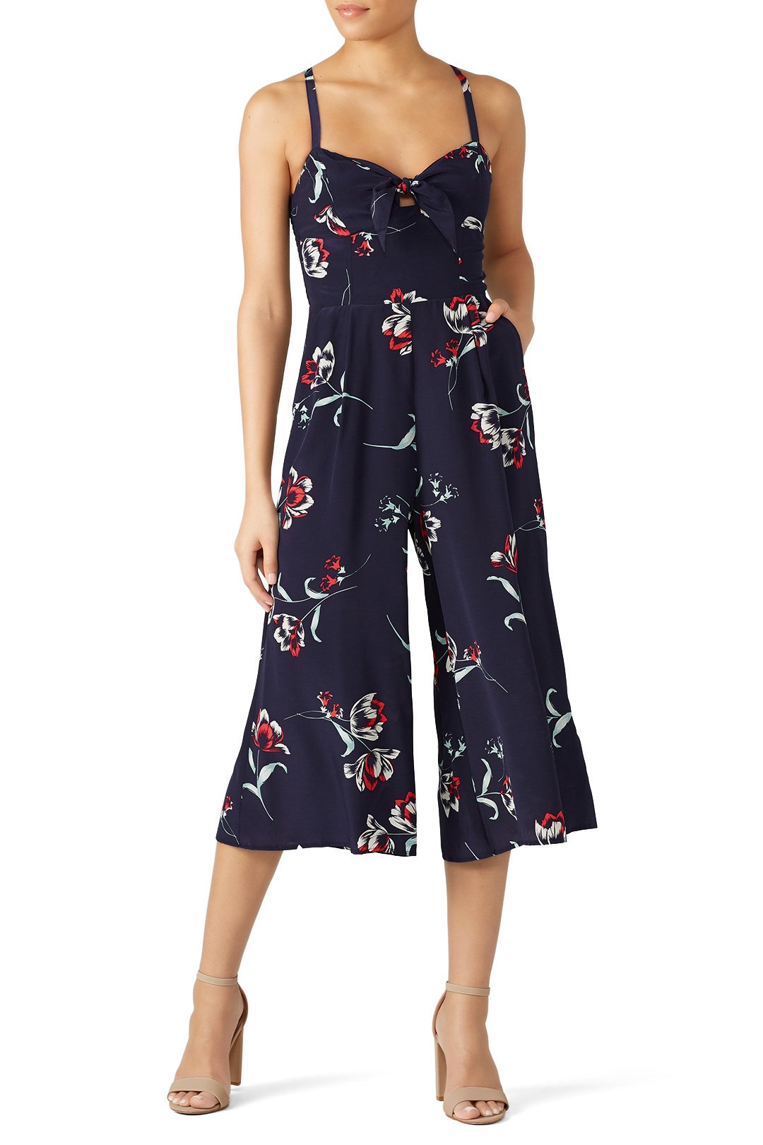 Navy Pretty Chic Jumpsuit by YUMI KIM 0