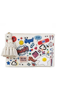 Chalk Circus Georgiana Clutch by Anya Hindmarch