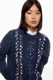 Woven Detail Sweater by Jason Wu x RTR