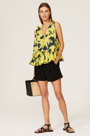Yellow Ruffle Top by Jason Wu x RTR