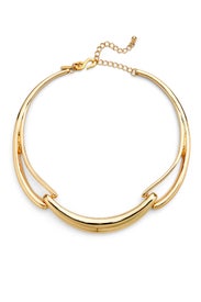 Golden Hinged Collar by Kenneth Jay Lane