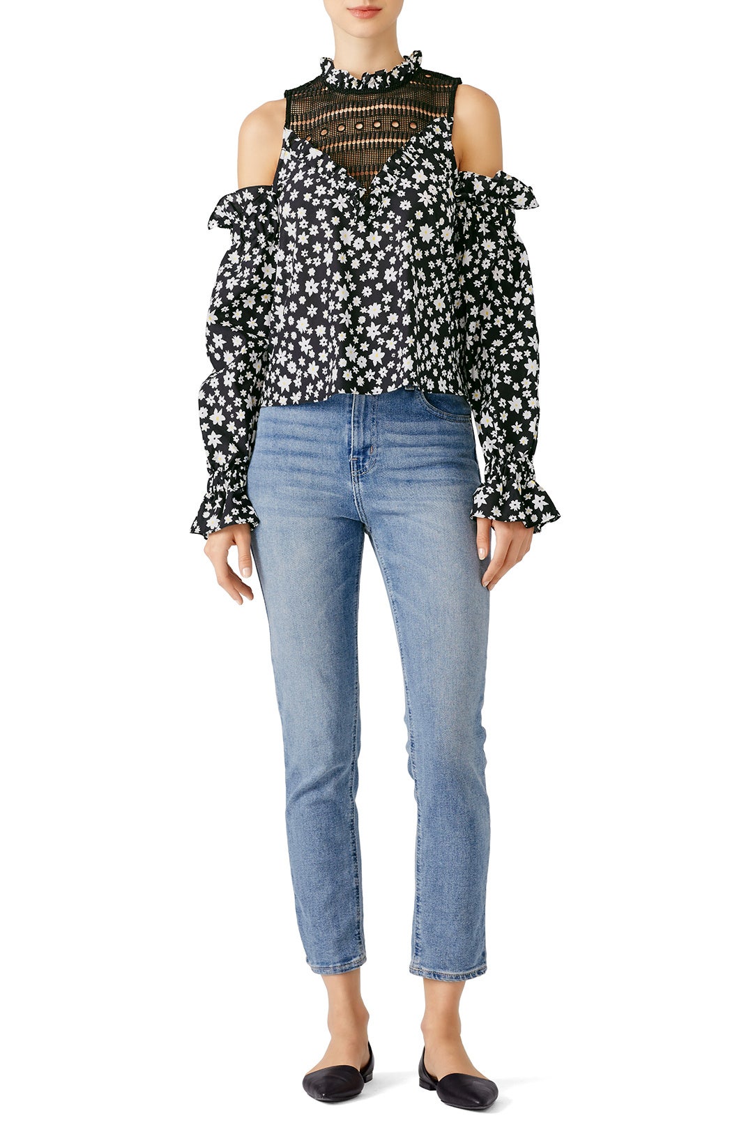 Printed Daisy Top by Nicholas 0
