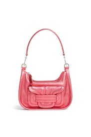 Pink Metallic Alpha Bag by PIERRE HARDY