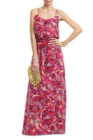 Floral Ruffle Getaway Maxi by Parker